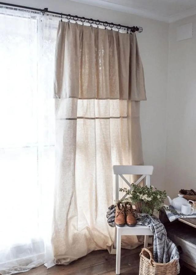 窗帘布艺效果图（颜值爆表 这样挂窗帘）(24)