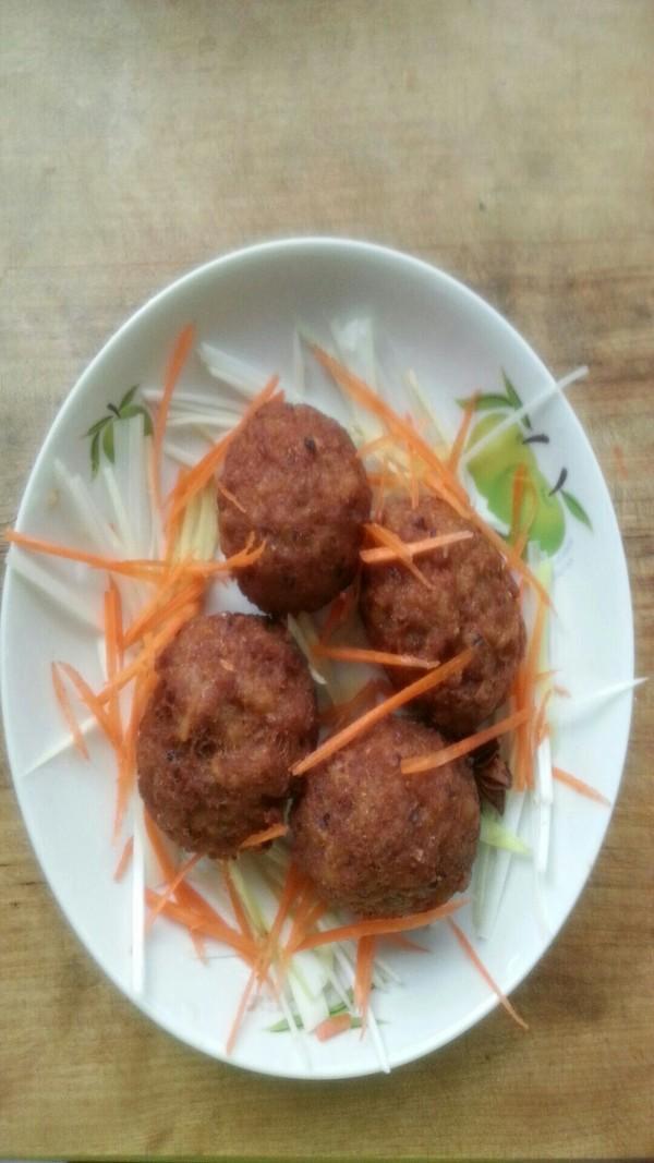 四喜丸子最简单做法(正宗四喜丸子的做法)(6)