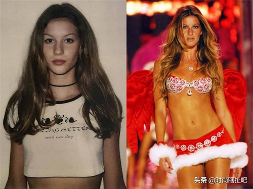维密天使16岁素颜照片大曝光，丑小鸭变身性感女神，对比太惊人