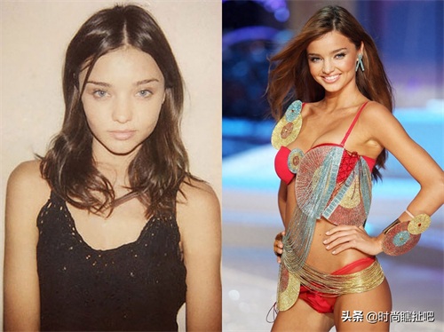 维密天使16岁素颜照片大曝光，丑小鸭变身性感女神，对比太惊人