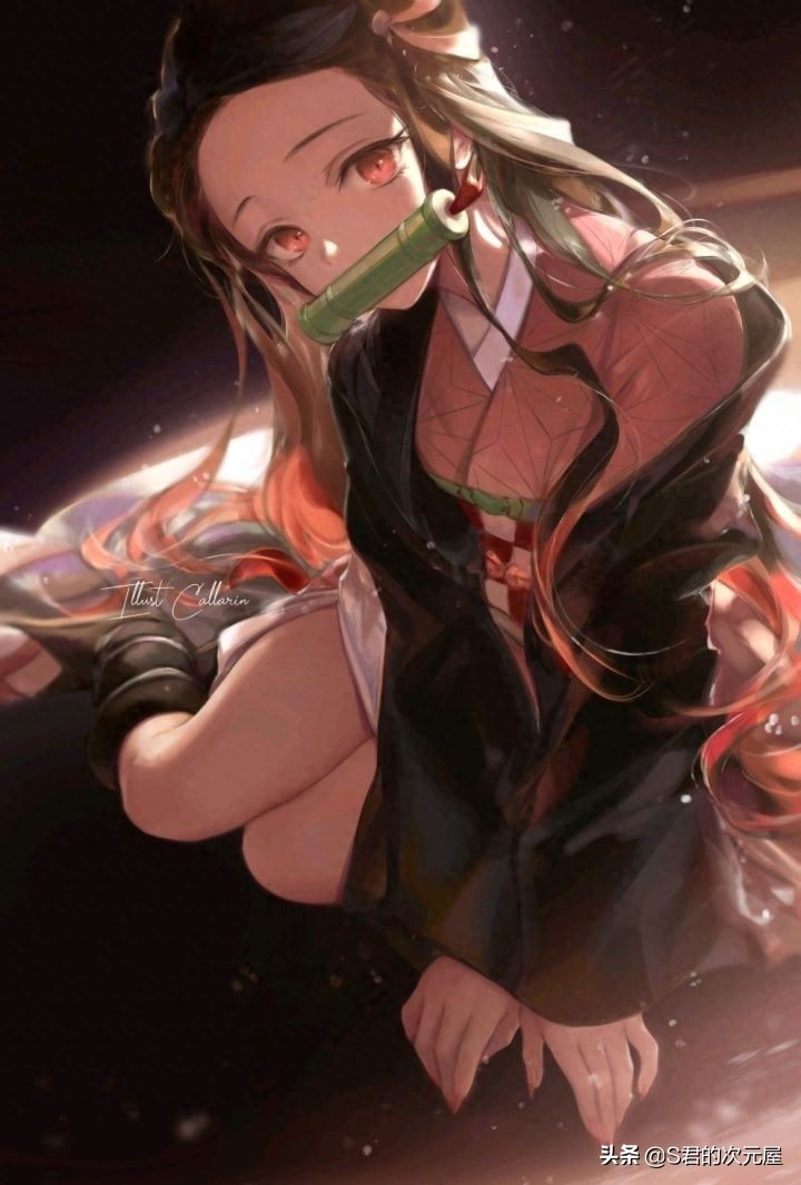 《鬼灭之刃》：灶门祢豆子非常可爱，只需7张图便能认识她