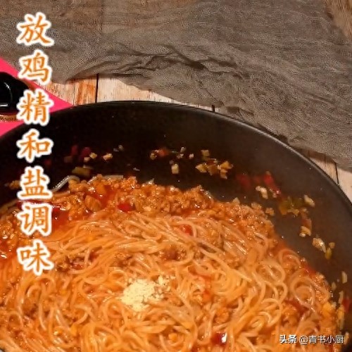 传统家常菜-蚂蚁上树的正宗做法，不坨不粘锅，色香味美超下饭